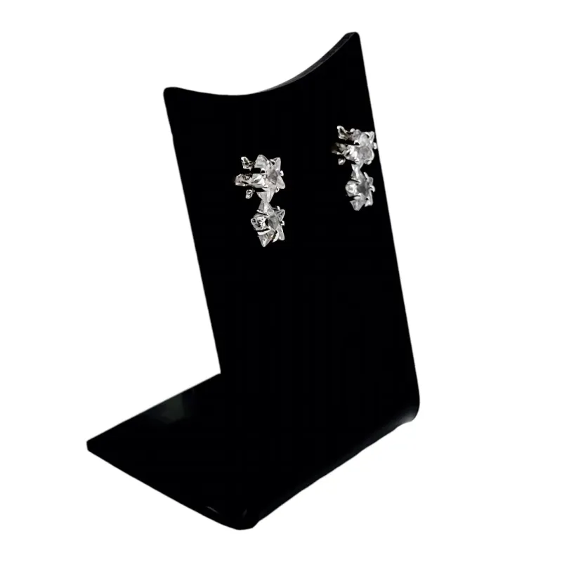 BRINCO PENDURADO MÉDIO ESTRELA DUPLA ZIRCONIA CRISTAL - BANHADO A RÓDIO BRANCO BRINCO PENDURADO MÉDIO ESTRELA DUPLA ZIRCONIA CRISTAL - BANHADO A RÓDIO BRANCO