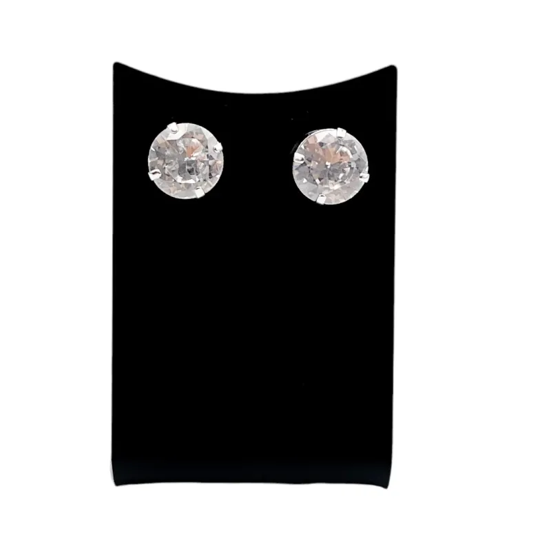 BRINCO PONTO DE LUZ EXTRA GRANDE ZIRCONIA CRISTAL - BANHADO A RÓDIO BRANCO BRINCO PONTO DE LUZ EXTRA GRANDE ZIRCONIA CRISTAL - BANHADO A RÓDIO BRANCO