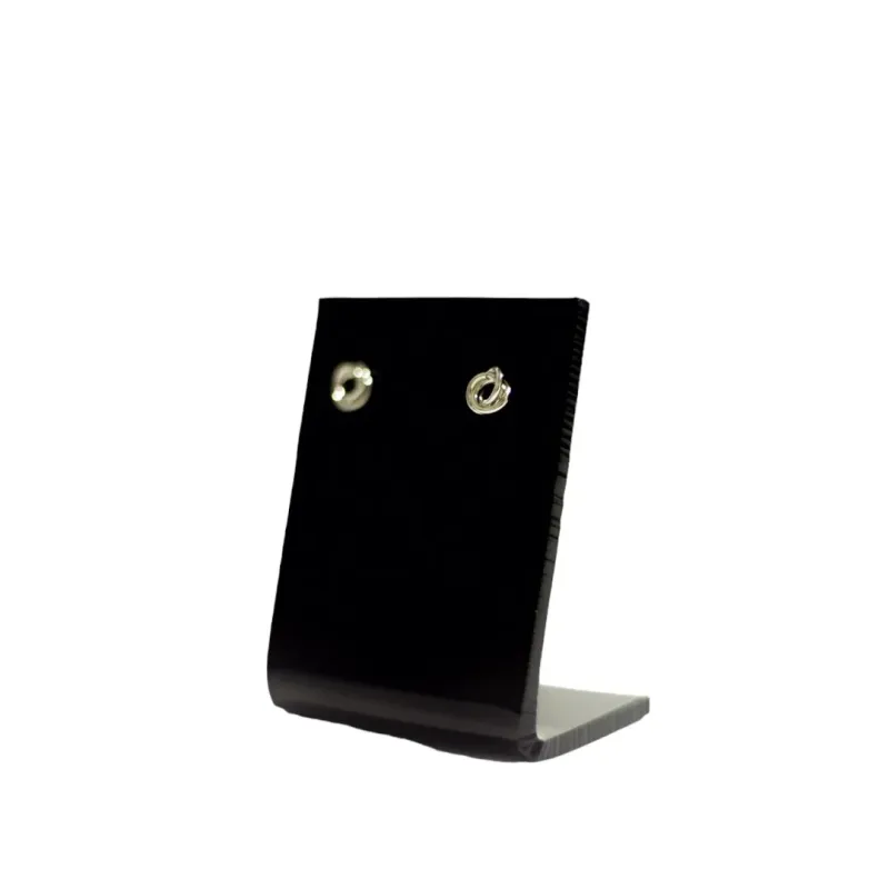 BRINCO REDONDO TRANÇADO ROCOCÓ PEQUENO - BANHADO A RÓDIO BRANCO BRINCO REDONDO TRANÇADO ROCOCÓ PEQUENO - BANHADO A RÓDIO BRANCO