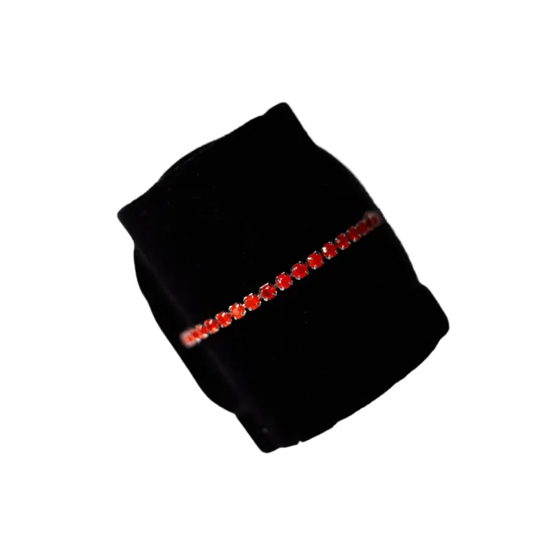 PULSEIRA GRAVATINHA REGULÁVEL RIVIERA ZIRCONIA LARANJA GRAVATINHA - BANHADO A RÓDIO BRANCO PULSEIRA GRAVATINHA REGULÁVEL RIVIERA ZIRCONIA LARANJA GRAVATINHA - BANHADO A RÓDIO BRANCO