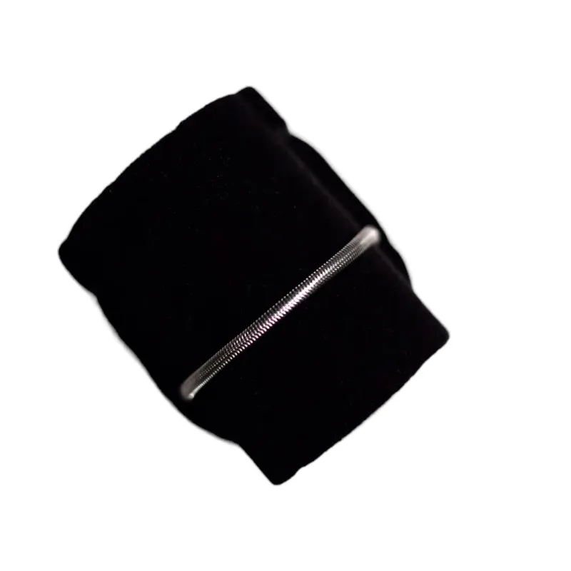 TORNOZELEIRA RABO DE RATO COM EXTENSOR-  BANHADO A RÓDIO BRANCO TORNOZELEIRA RABO DE RATO COM EXTENSOR-  BANHADO A RÓDIO BRANCO