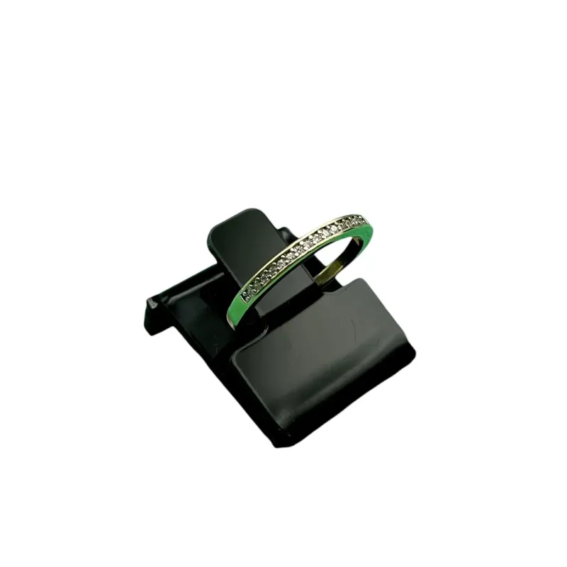 ANEL APARADOR COM CRAVAÇÃO DE MICRO ZIRCÔNIA CRISTAL FILEIRA UNICA Nº 26- BANHADO A OURO 18K ANEL APARADOR COM CRAVAÇÃO DE MICRO ZIRCÔNIA CRISTAL FILEIRA UNICA Nº 26- BANHADO A OURO 18K