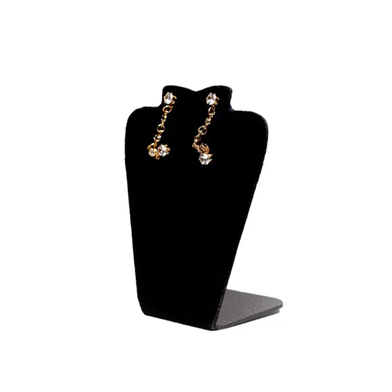 BRINCO FURO DUPLO COM PONTO DE LUZ CRISTAL- BANHADO A OURO 18K BRINCO FURO DUPLO COM PONTO DE LUZ CRISTAL- BANHADO A OURO 18K