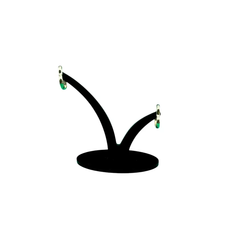 BRINCO ARGOLA ABAULADO MÉDIO COM ZIRCONIA CRISTAL E NAVETES - BANHADO A PRATA 925 BRINCO ARGOLA ABAULADO MÉDIO COM ZIRCONIA CRISTAL E NAVETES - BANHADO A PRATA 925