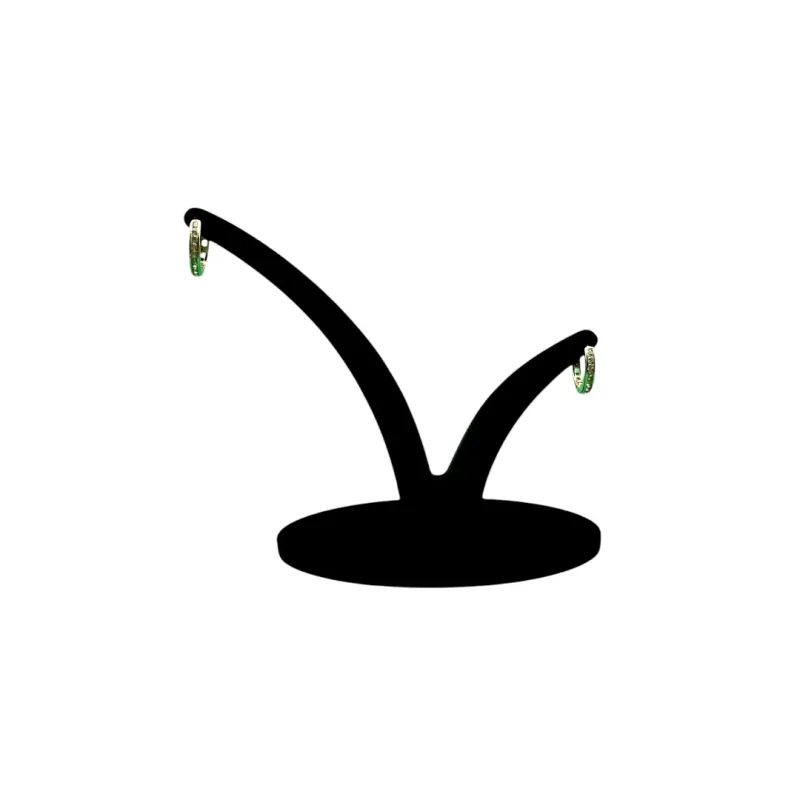 BRINCO ARGOLA MÉDIA FINA FILEIRA UNICA CRAVADA COM MICRO ZIRCONIA CRISTAL SEM APLICAÇÃO DE RODIO - BANHADO A OURO 18K BRINCO ARGOLA MÉDIA FINA FILEIRA UNICA CRAVADA COM MICRO ZIRCONIA CRISTAL SEM APLICAÇÃO DE RODIO - BANHADO A OURO 18K