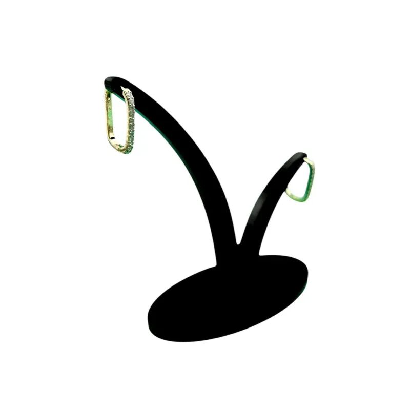 BRINCO ARGOLA QUADRADA CUMPRIDO COM CRAVAÇÃO DE MICRO ZIRCONIA CRISTAL GRANDE - BANHADO A OURO 18K BRINCO ARGOLA QUADRADA CUMPRIDO COM CRAVAÇÃO DE MICRO ZIRCONIA CRISTAL GRANDE - BANHADO A OURO 18K