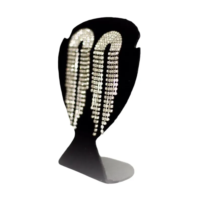 BRINCO MÉDIO ARCO-IRIS DE ZIRCONIA PENDURADO - BANHADO A PRATA 925 BRINCO MÉDIO ARCO-IRIS DE ZIRCONIA PENDURADO - BANHADO A PRATA 925