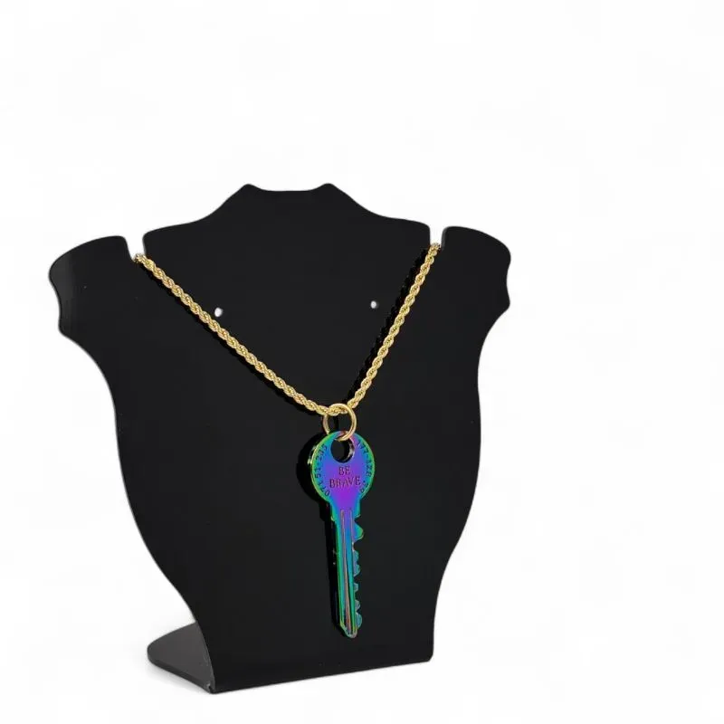 CORRENTE CORDÃO BAIANO CHAVE COLOR METÁLICO - BANHADO A OURO 18K CORRENTE CORDÃO BAIANO CHAVE COLOR METÁLICO - BANHADO A OURO 18K