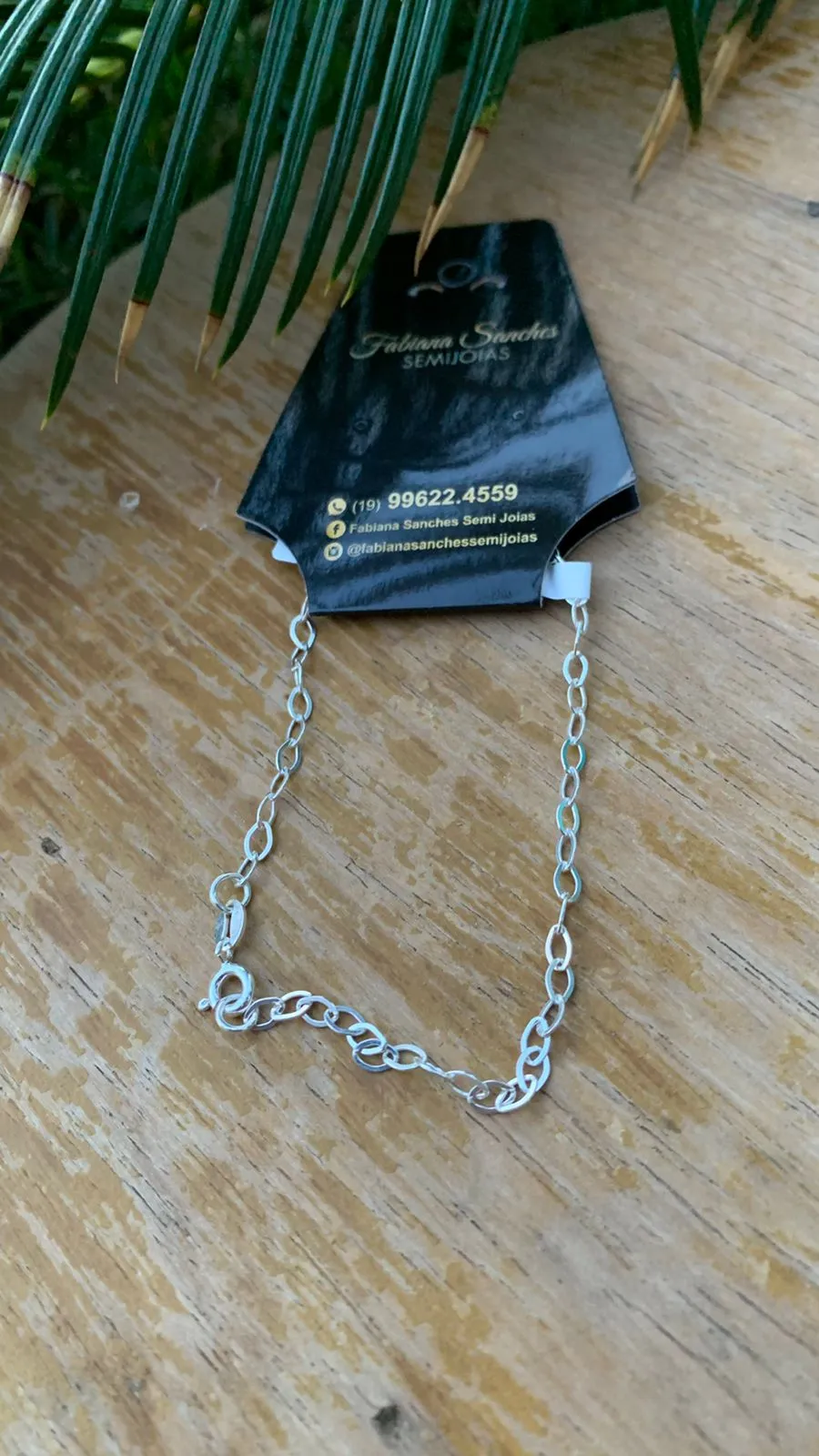 PULSEIRA ELO PORTUGUÊS ABAULADO  - PRATA 925