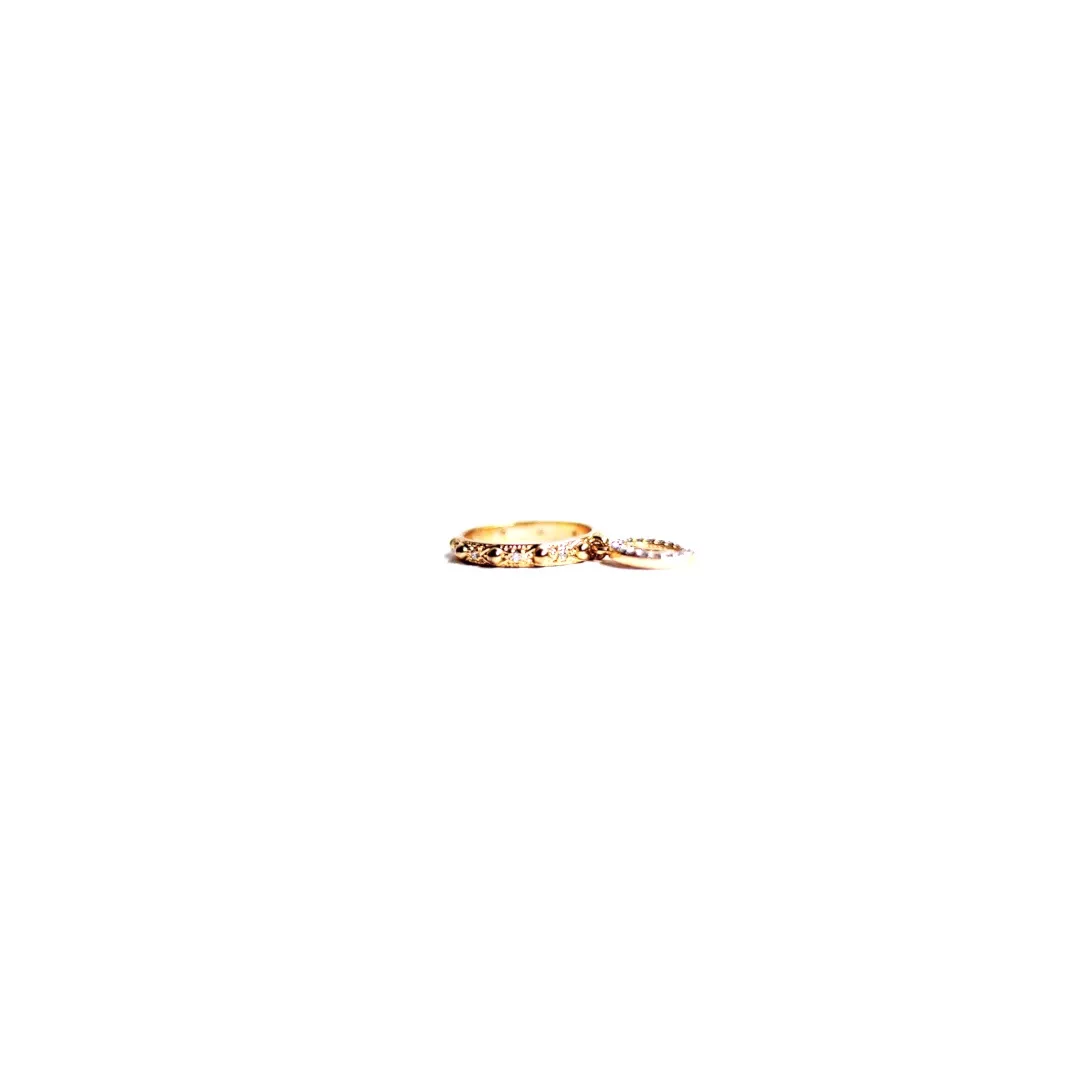 ANEL NOSSA SENHORA PENDURADO REDONDO COM ZIRCONIA CRISTAL Nª13-OU