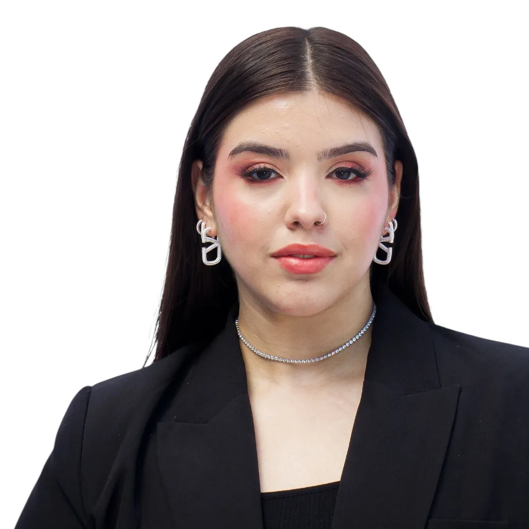 CHOKER RIVIERA GROSSO ZIRCONIA CRISTAL COM EXTENSOR - BANHADO A RÓDIO BRANCO
