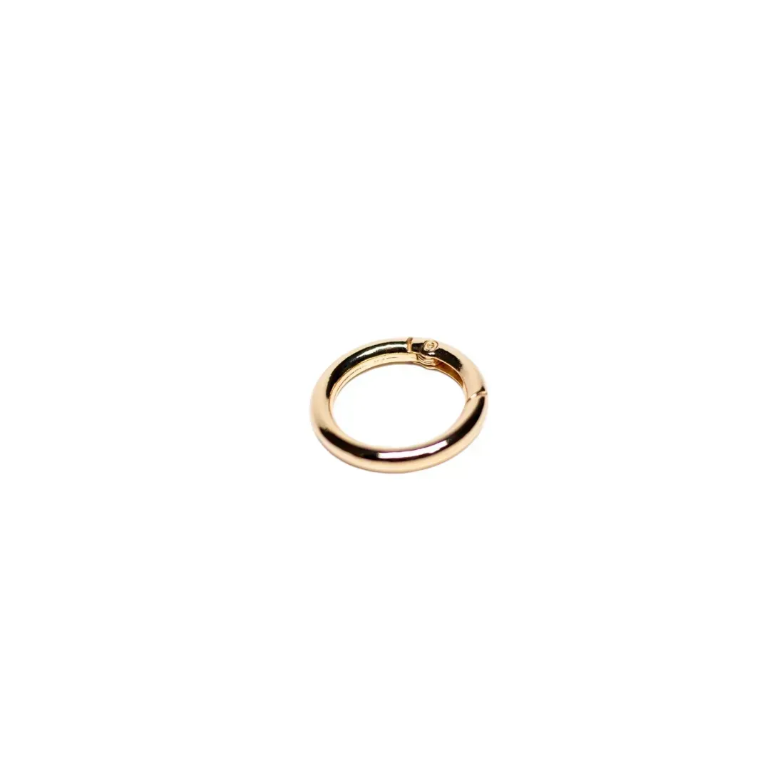 PINGENTE ARO PARA BERLOQUE - BANHADO A OURO 18K