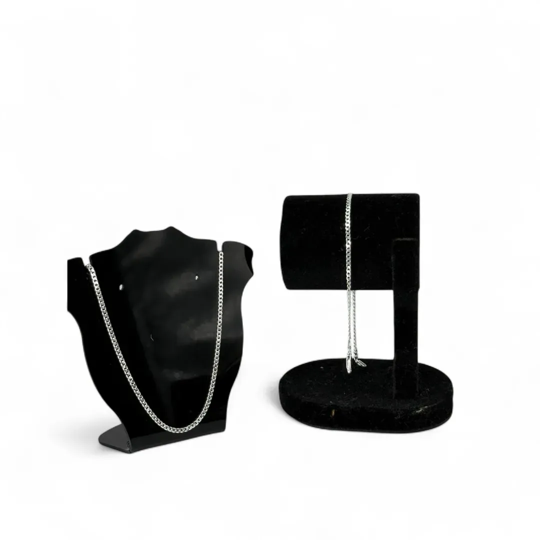 CORRENTE GRUMET FINO 60CM -PRATA 925