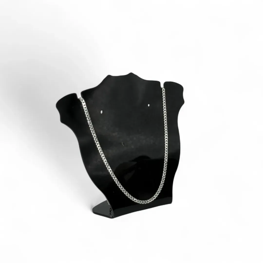 CORRENTE GRUMET FINO 60CM -PRATA 925