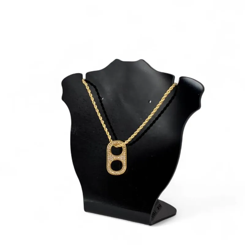 CORRENTE CORDÃO BAIANO LACRE CRAVEJADO ZIRCONIA CRISTAL- BANHADO A OURO 18K CORRENTE CORDÃO BAIANO LACRE CRAVEJADO ZIRCONIA CRISTAL- BANHADO A OURO 18K