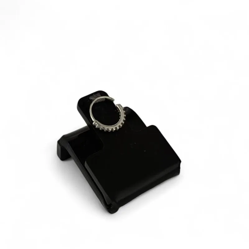 PIERCING DE NARIZ ARGOLINHA CRAVEJADA ZIRCONIA CRISTAL  -  BANHADO A RÓDIO BRANCO PIERCING DE NARIZ ARGOLINHA CRAVEJADA ZIRCONIA CRISTAL  -  BANHADO A RÓDIO BRANCO