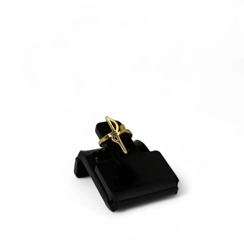 PIERCING FAKE FÉ  - BANHADO A OURO 18K