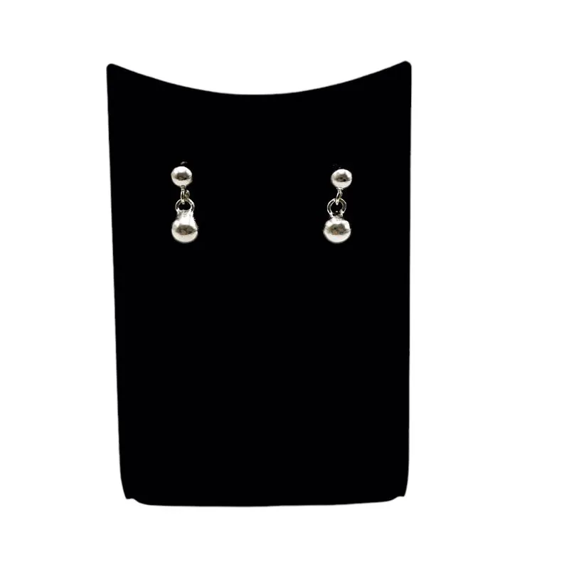 BRINCO BABY BOLINHA E BOLINHA  PENDURADA  .- PRATA 925