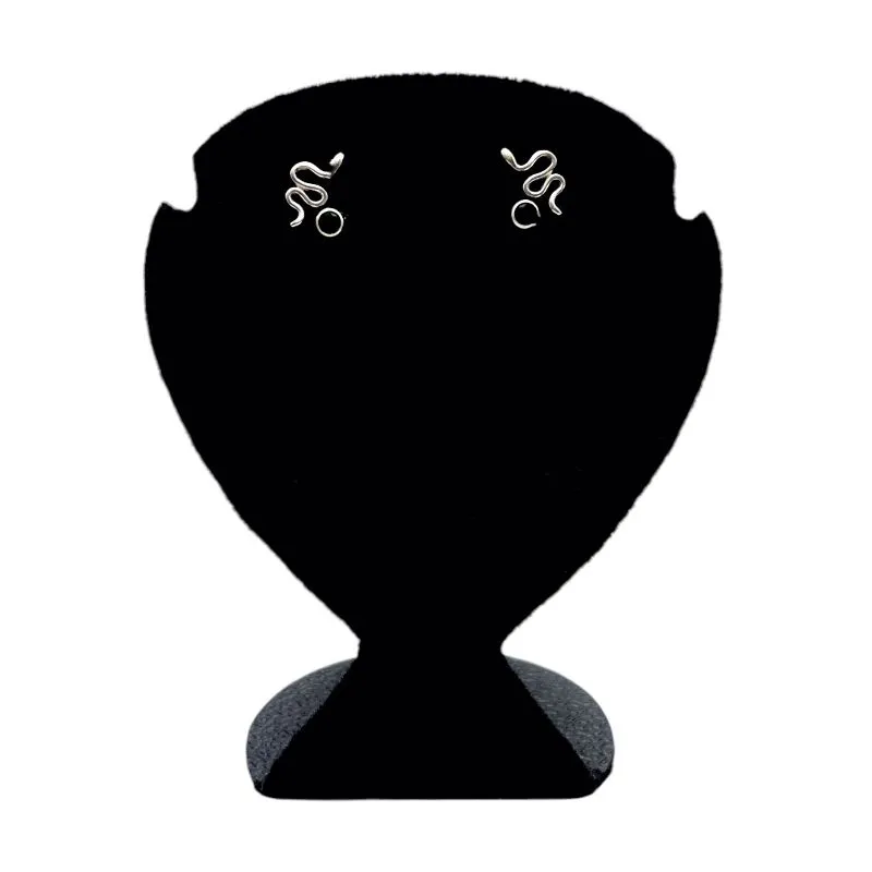 BRINCO DUPLO  COBRA LISA E PONTO DE LUZ VERDE PEQUENO- PRATA 925