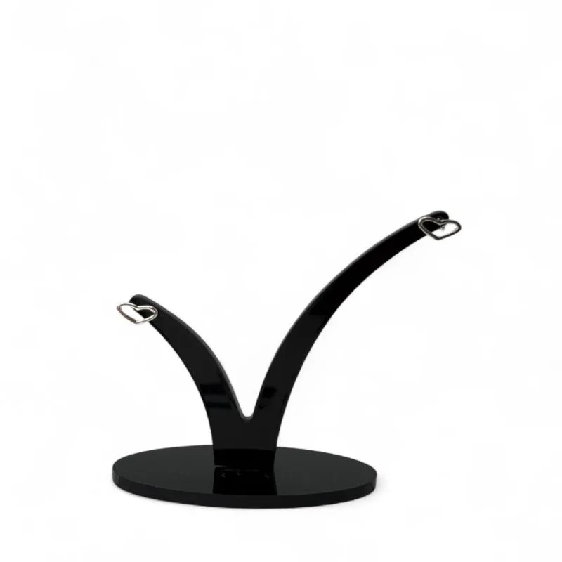 BRINCO PEQUENO CORAÇÃO TORTO VAZADO MÉDIO  - BANHADO A PRATA 925