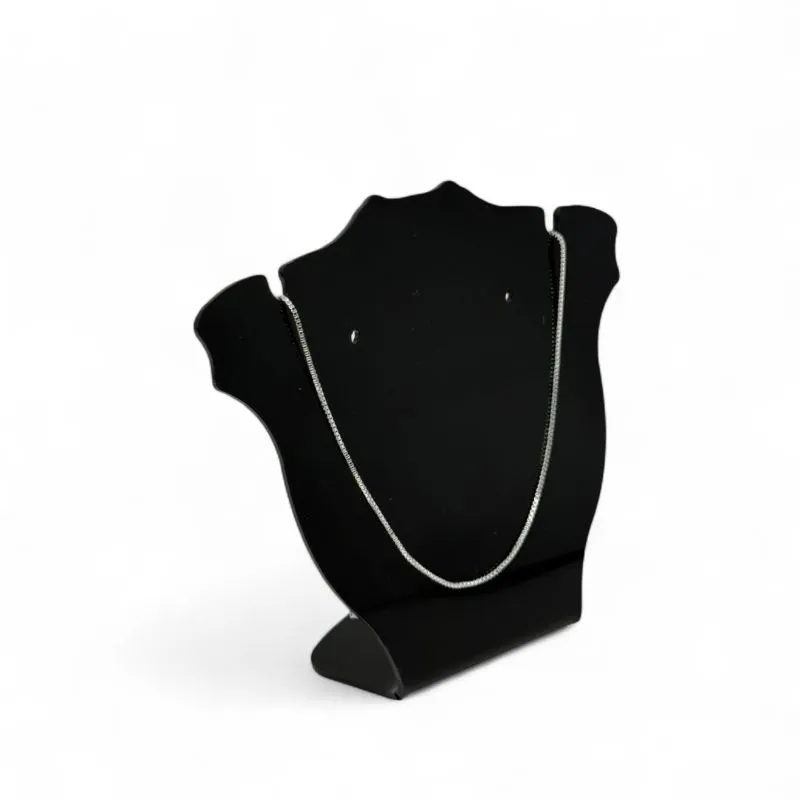 CORRENTE AVULSA VENEZIANA 45CM COM EXTENSOR -  BANHADO A PRATA 925