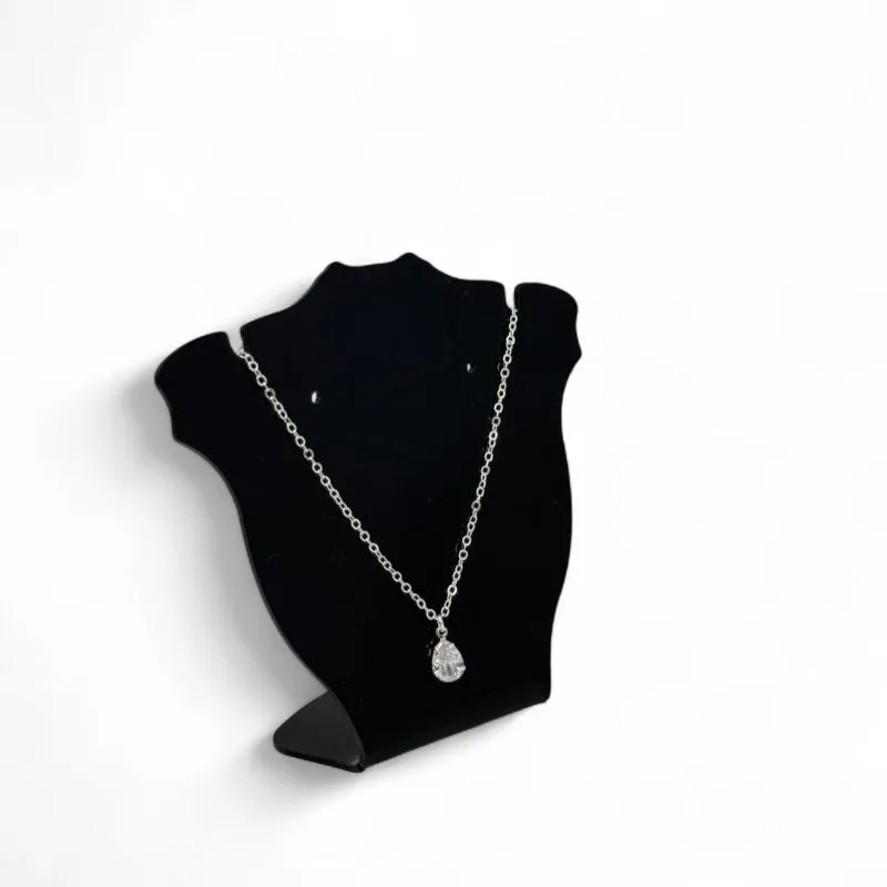 CORRENTE ELO PORTUGUES FINO  PONTO DE LUZ GOTA LISO S/ EXTENSOR - BANHADO A PRATA 925