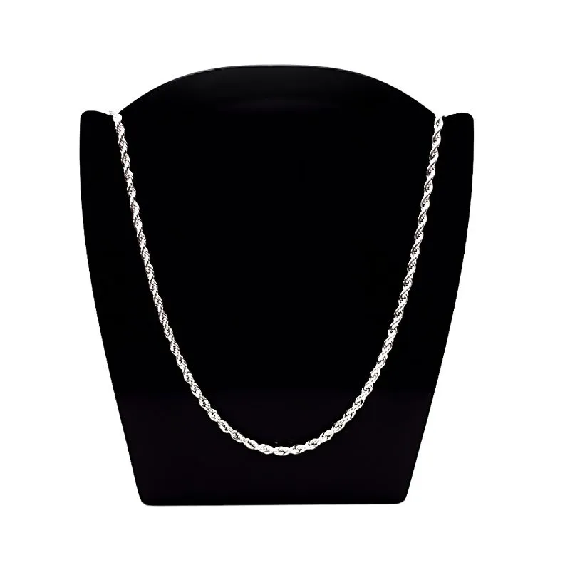 CORRENTE MASCULINA CORDÃO BAIANO GROSSO FECHO MOSQUETÃO 60CM- BANHADO A RÓDIO BRANCO