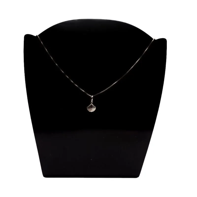 CORRENTE MINI CONCHA -BANHADO A RÓDIO NEGRO