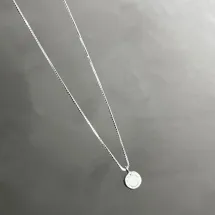 CORRENTE VENEZIANA PONTO DE LUZ CRISTAL REDONDO   -PRATA 925