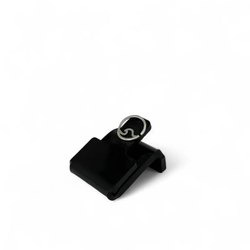 PIERCING ARGOLA COM ONDA LISO 6MM -PRATA 925