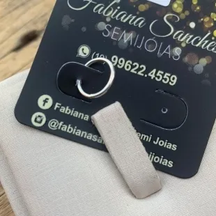 PIERCING DE NARIZ ARGOLINHA LISA - PRATA 925