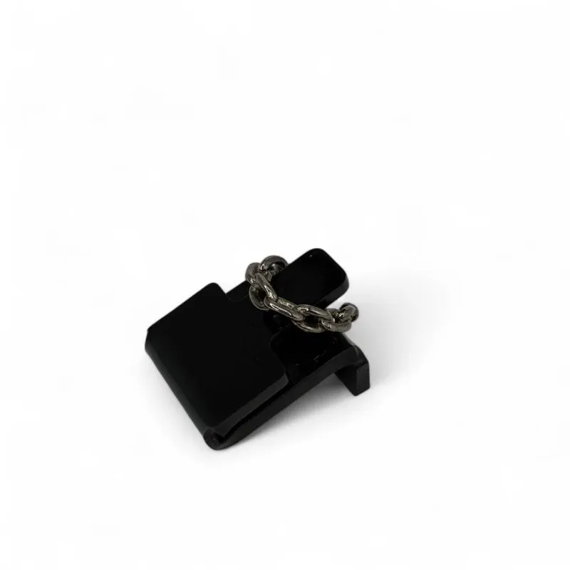 PIERCING FAKE ARGOLA CARTHIE CADIADINHO - BANHADO A RÓDIO NEGRO