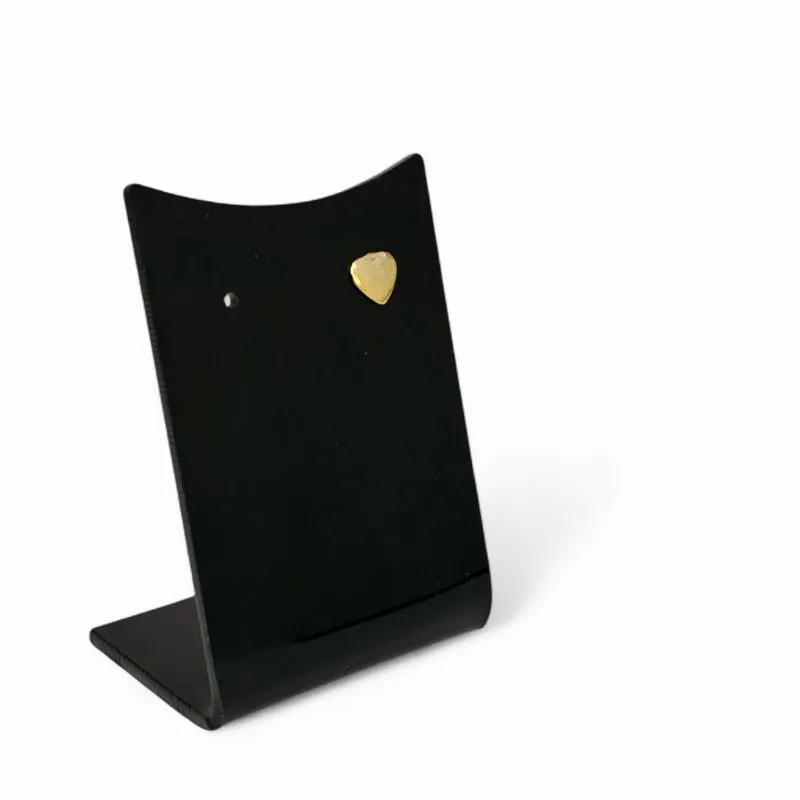 PINGENTE PARA MASCARA/ROUPA COM CORAÇÃO CHEIO LISO - BANHADO A OURO 18K