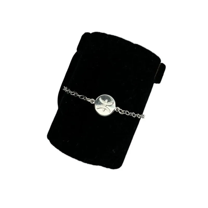 PULSEIRA ELO GRUMET LARGO SIGNO PEIXES LISO -PRATA 925