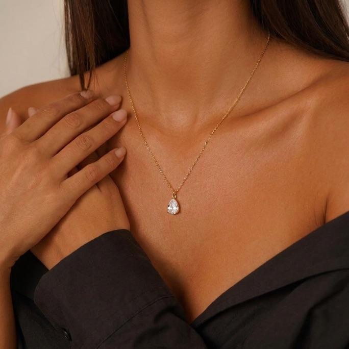 CORRENTE ELO PORTUGUES FINO  PONTO DE LUZ GOTA LISO S/ EXTENSOR - BANHADO A OURO 18K
