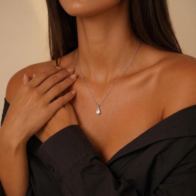 CORRENTE ELO PORTUGUES FINO  PONTO DE LUZ GOTA LISO S/ EXTENSOR - BANHADO A PRATA 925