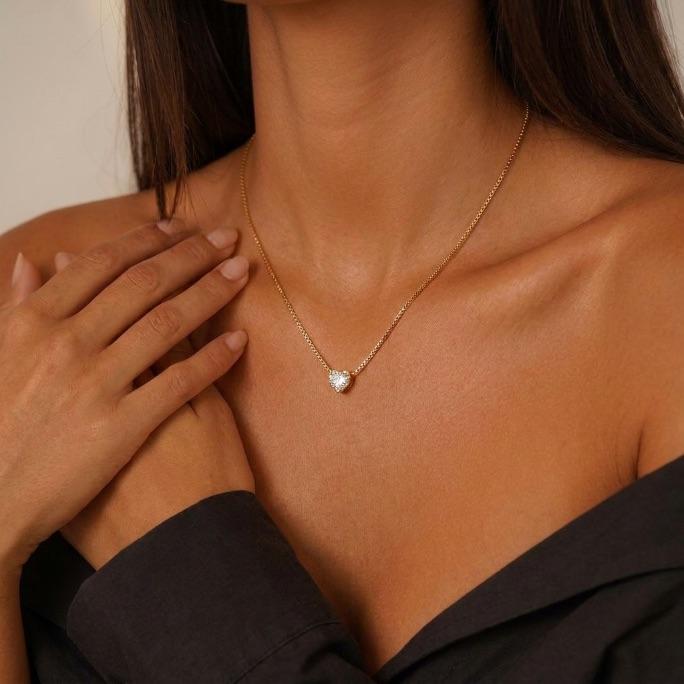 CORRENTE VENEZIANA PONTO DE LUZ CORAÇÃO COM CAPA - BANHADO A OURO 18K
